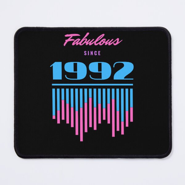 Item preview, Fabulous since 1992 retro style Pink and Blue designed and sold by TreetopStudios.