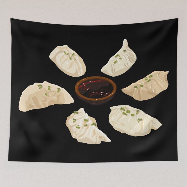 Item preview, Asian Dumpling with Dipping Sauce designed and sold by Alicia Chee.