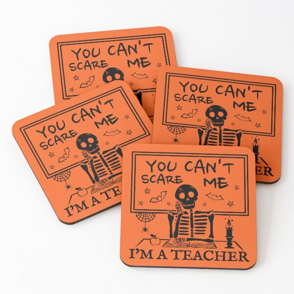 Item preview, Halloween Teacher Item, You Can't Scare Me I'm a Teacher Shirt, Skeleton Teacher, Halloween Teacher Gift, Funny Halloween Unisex Clothes designed and sold by praewapy.