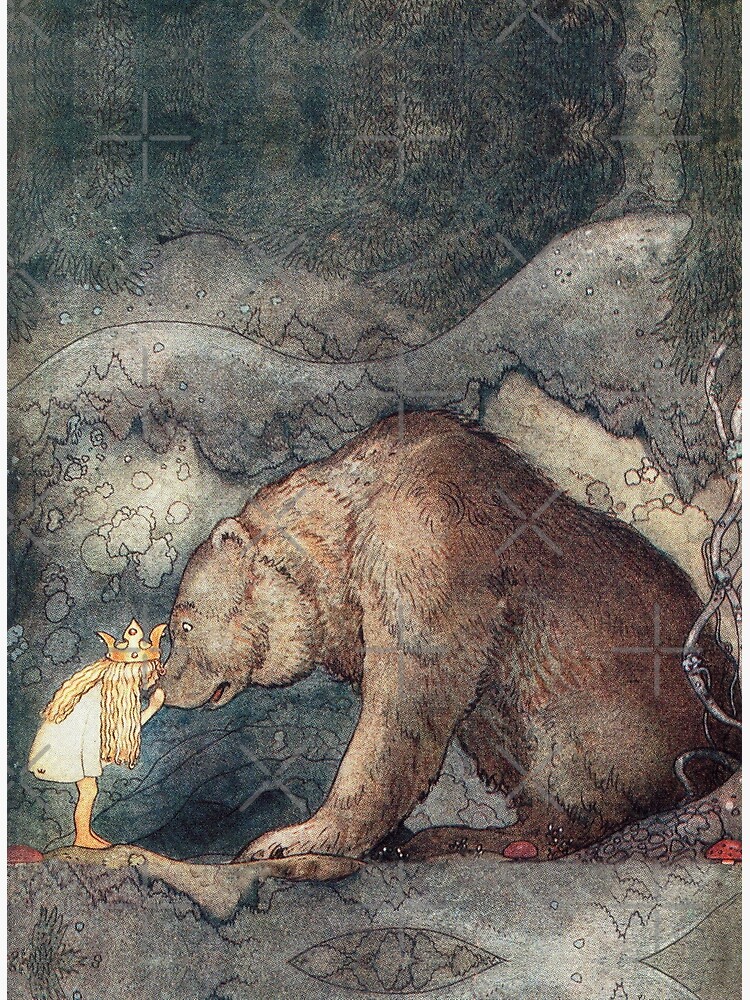 Poor Little Bear - John Bauer Bellas Glorious Adventure by forgottenbeauty