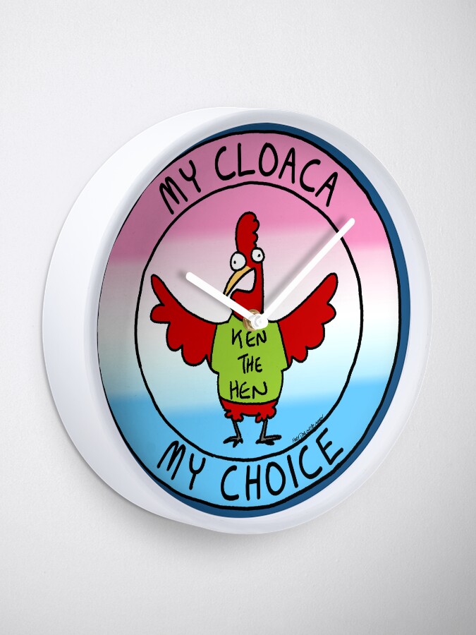 Thumbnail 1 of 4, Clock, My Cloaca My Choice designed and sold by firstdog.