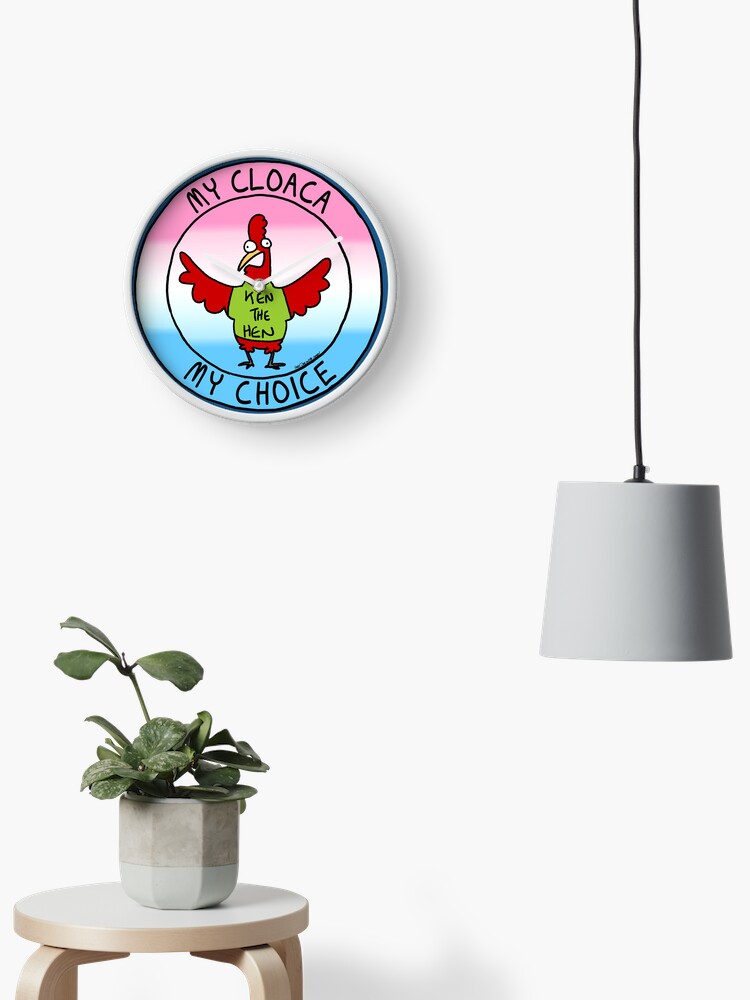 Thumbnail 2 of 4, Clock, My Cloaca My Choice designed and sold by firstdog.