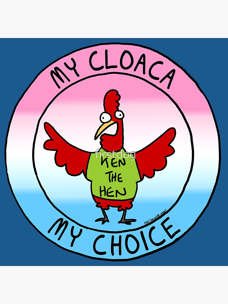 Thumbnail 4 of 4, Clock, My Cloaca My Choice designed and sold by firstdog.