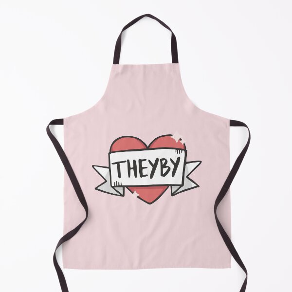 Item preview, Theyby (Non-Binary) Love Heart in Light Pink designed and sold by LaurenTowner.