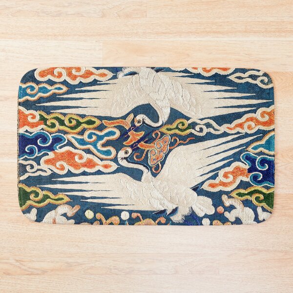 Item preview,  Vintage Woodblock Painting Badge of Upper Civil Rank during Joseon dynasty designed and sold by Tamas Das.