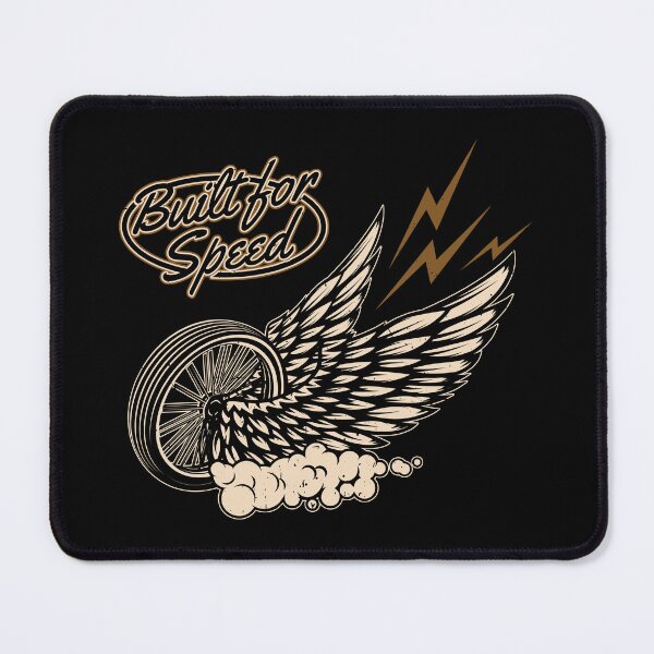 Item preview, Built for Speed Motorcycle wheel with wing designed and sold by thesmokeydogs.