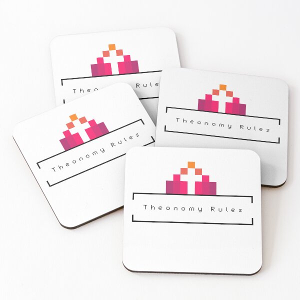 Item preview, Theonomy Rules Pixel Text Design designed and sold by NonPCTruths.