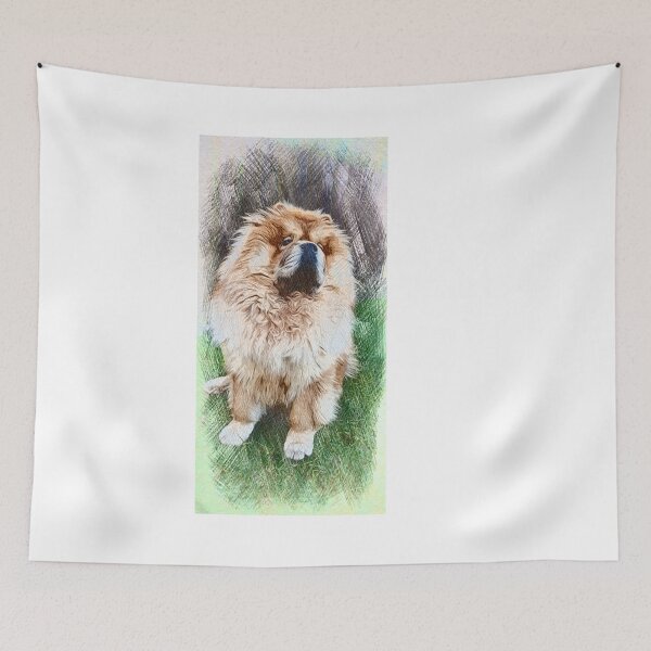 Item preview, Chow chow  beautiful lion dog designed and sold by MariDaniArt.