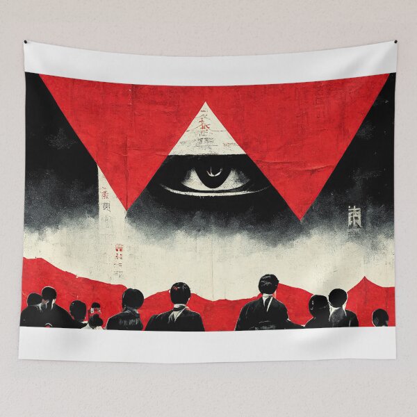 Item preview, Eye Pyramid - Japanese Style designed and sold by nwoimages.