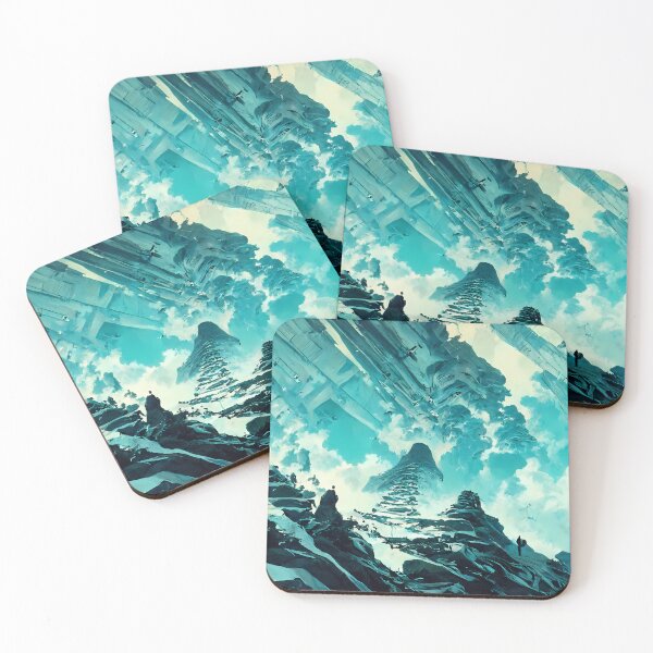 Item preview, The Blue Concrete Mountain designed and sold by endage.