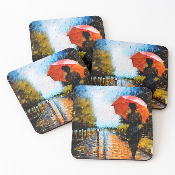 Item preview, Lady Carrying Red Umbrella in street designed and sold by mrtom414.