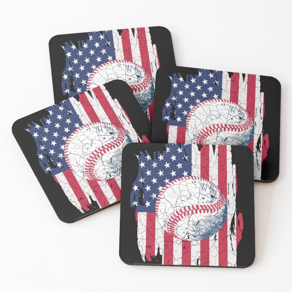 Item preview, american flag vintage baseball flag , dad, mom teen designed and sold by wanasak.