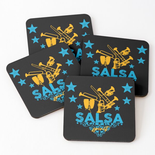 Item preview, salsa in trumpets, conga and spirit stars, designed and sold by carole legeron.