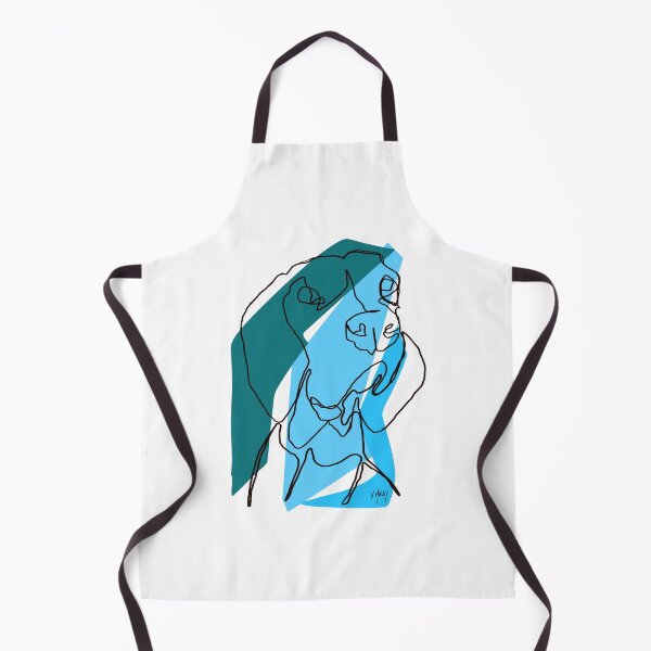 Item preview, Weimaraner Minimalism Mono Line Blue designed and sold by MaleyLikeMaybe.