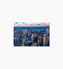 Chicago By Lake Michigan (Sundown) Art Board