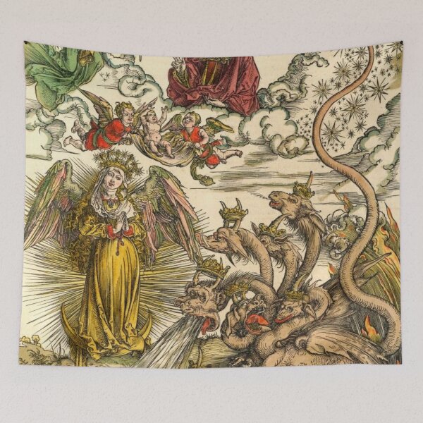 Item preview, Illustration from apocalipsis by albrecht durer classic art  designed and sold by Golido.