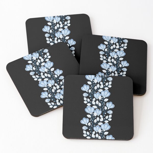 Item preview, Colored Striped Pattern with Vintage Floral Motifs designed and sold by lissantee.