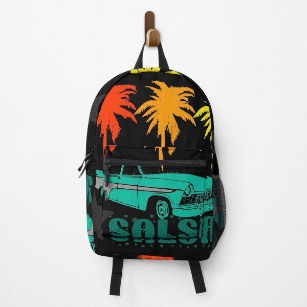 Item preview, american car with salsa palms designed and sold by carole legeron.