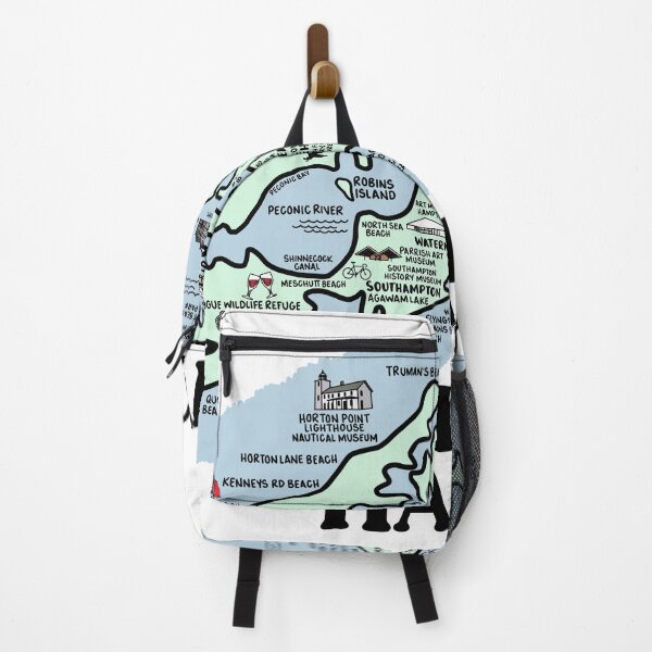 Item preview, The Hamptons Map Art designed and sold by fiberandgloss.