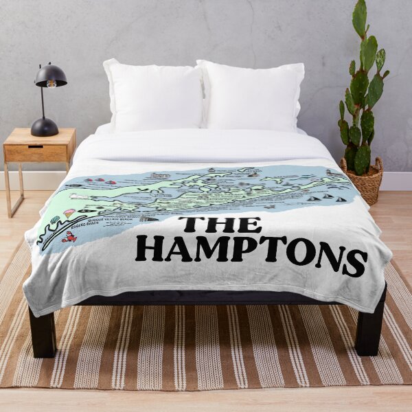 Artikelvorschau, Die Hamptons Karte Kunst entworfen und verkauft von fiberandgloss.