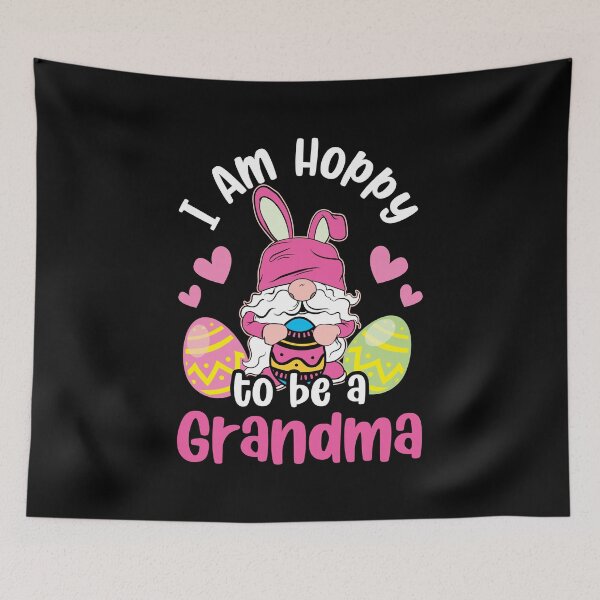 Item preview, I Am Hoppy To Be A Grandma Gnome Egg Easter Grandmother designed and sold by haselshirt.