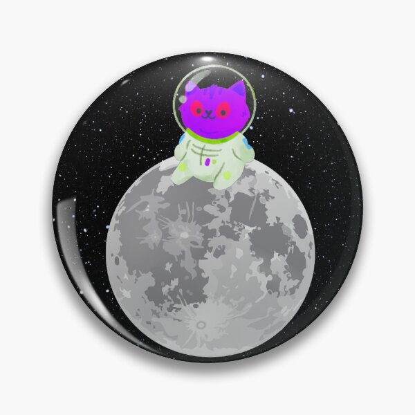 Item preview, cat on the moon designed and sold by Laragon11.