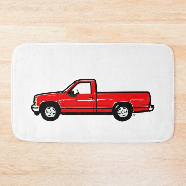 Item preview, Bright Red 90s C Truck designed and sold by MandyCarsArts.