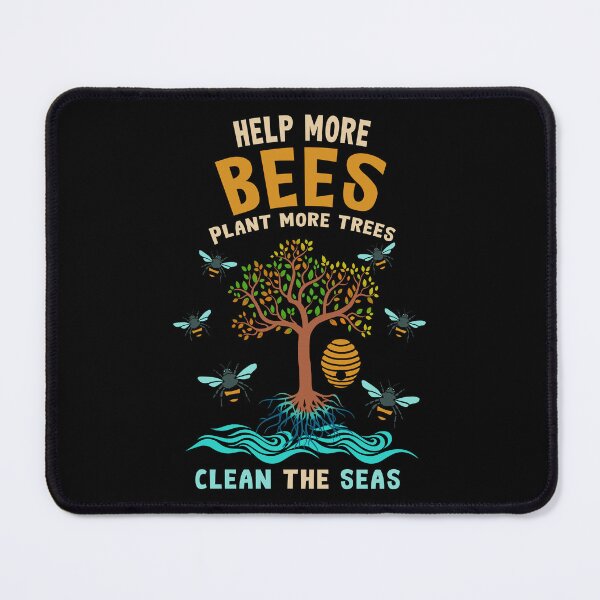 Artikelvorschau, Helfen Sie mehr Bienen, mehr Bäume zu pflanzen Earth Day Climate Change entworfen und verkauft von haselshirt.