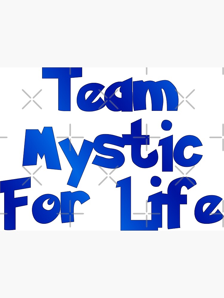 Pokemon Go Team Mystic For Life Greeting Card By Ngwoosh Redbubble