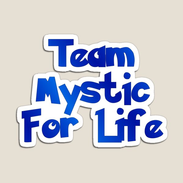 Pokemon Go - Team Mystic For Life Magnet