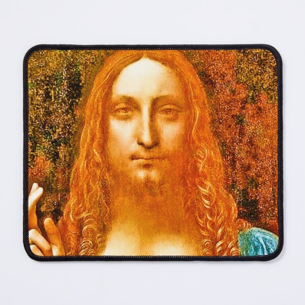 Item preview, Salvator Mundi by Italian artist Leonardo da Vinci ( This is the most expensive painting ever sold. It sold for the most money and has been digitally enhanced here by WatermarkNZ Press) designed and sold by CristalleLisa.