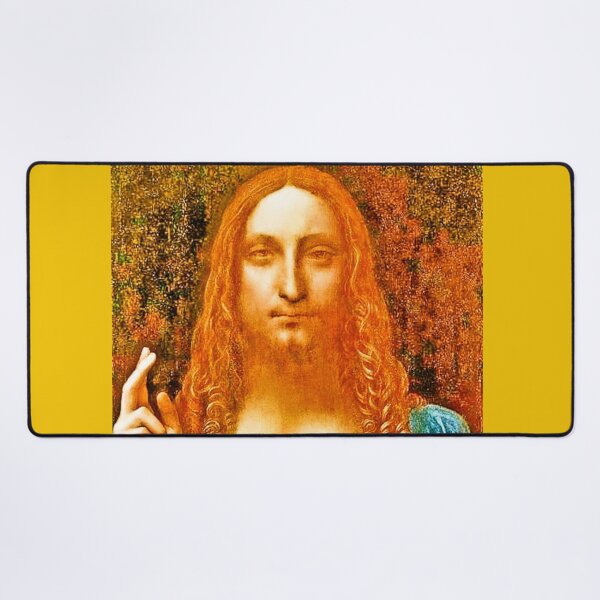 Item preview, Salvator Mundi by Italian artist Leonardo da Vinci ( This is the most expensive painting ever sold. It sold for the most money and has been digitally enhanced here by WatermarkNZ Press)  designed and sold by CristalleLisa.