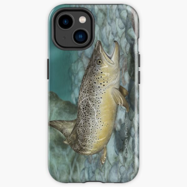 River Brown iPhone Tough Case