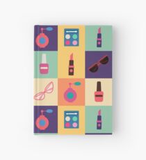 Cosmetics Set. Icons Set. Cosmetology. Fashion and Beauty. Perfume, Polish, Pomade. Female Beauty. Vector illustration. Flat Style Hardcover Journal