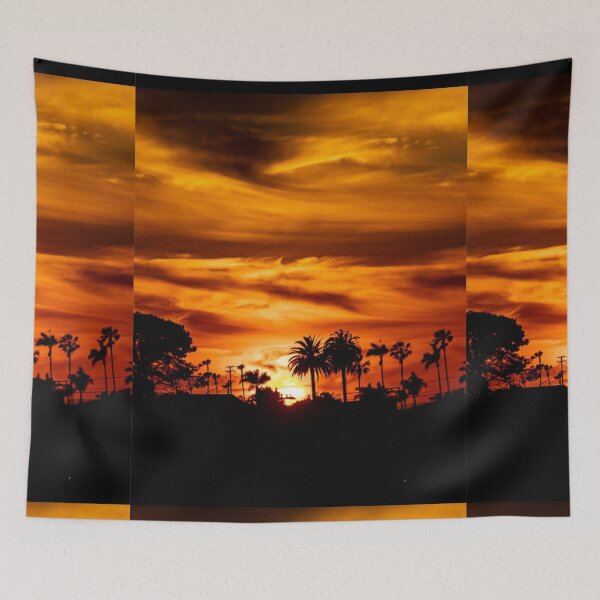 Item preview, evening sunset t-shirts, sunset tress, evening sunset t-shirt designed and sold by BLUE  bubble.