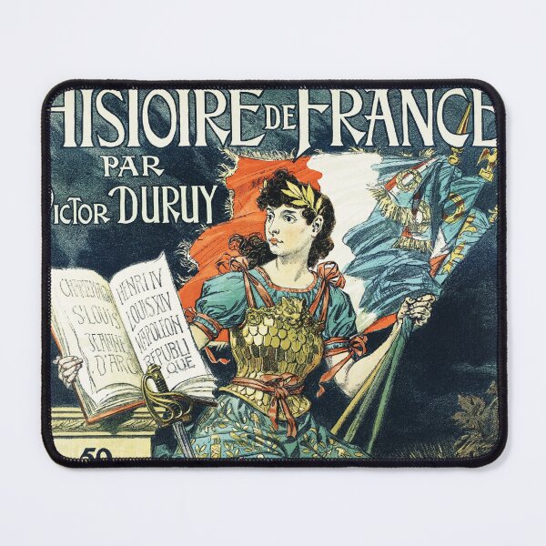 Item preview, HISTORIE DE FRANCE 1895 Vintage Book Cover Poster by Eugene Grasset designed and sold by retroposters.