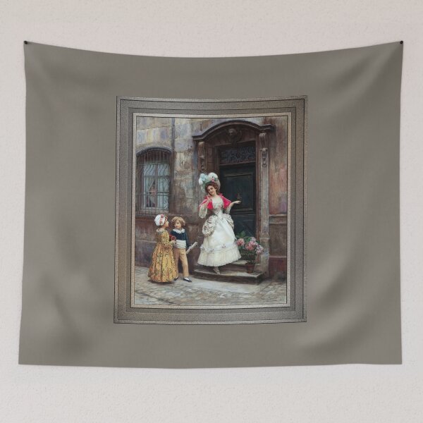 Item preview, Grandmother’s Birthday by Jules Girardet Remastered Xzendor7 Classical Art Old Masters Reproductions designed and sold by Xzendor7 Digital Art Creations.