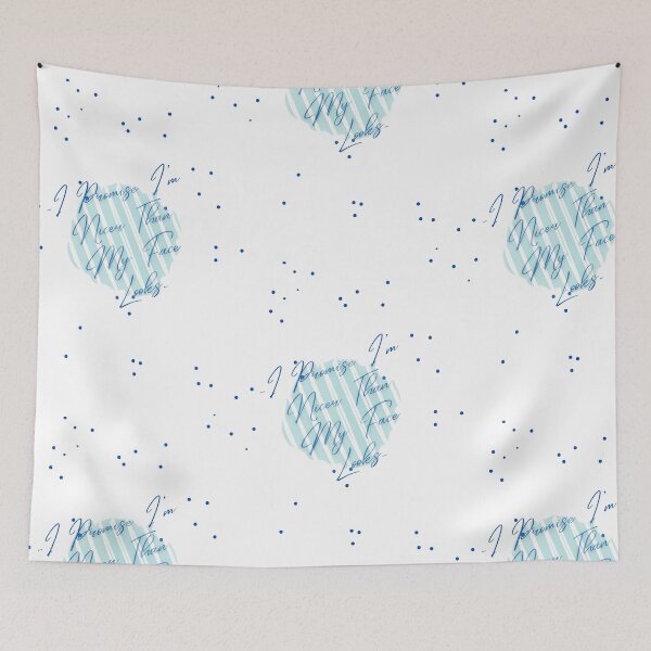 Item preview, I promise I'm Nicer Than My Face Looks designed and sold by Glorious-Goods.