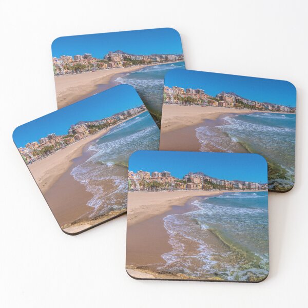 Item preview, Villajoyosa Spain Sandy Beach and Clear Blue Sea designed and sold by acceleratorhams.