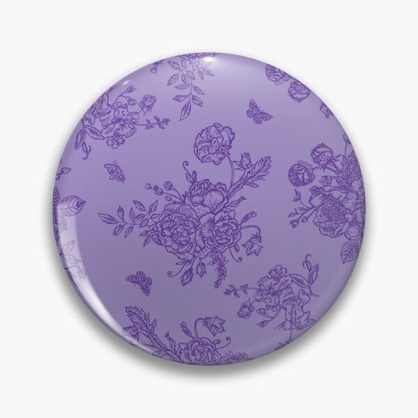 Item preview, Vintage Floral Pattern in Chinese Porcelain Style (Purple) designed and sold by ‧͙⁺˚*･༓☾ Moon Saikia ☽༓･*˚⁺‧͙.