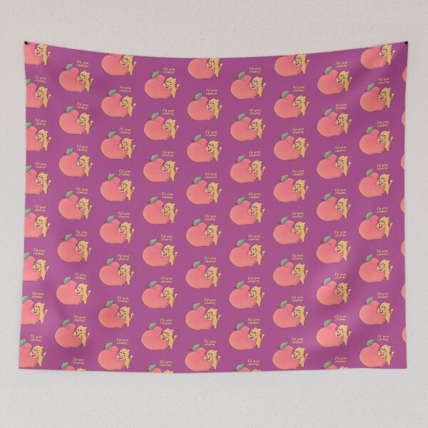 Item preview, Peachy Cat designed and sold by LenasScribbles.