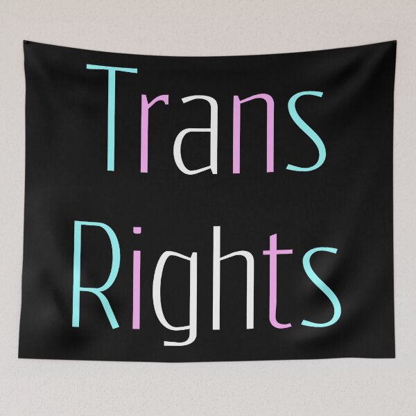 Item preview, Trans Rights Pastel Design designed and sold by kosmicwaffle.