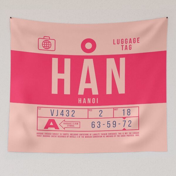 Item preview, Luggage Tag B - HAN Hanoi Vietnam designed and sold by VoodooCircus.