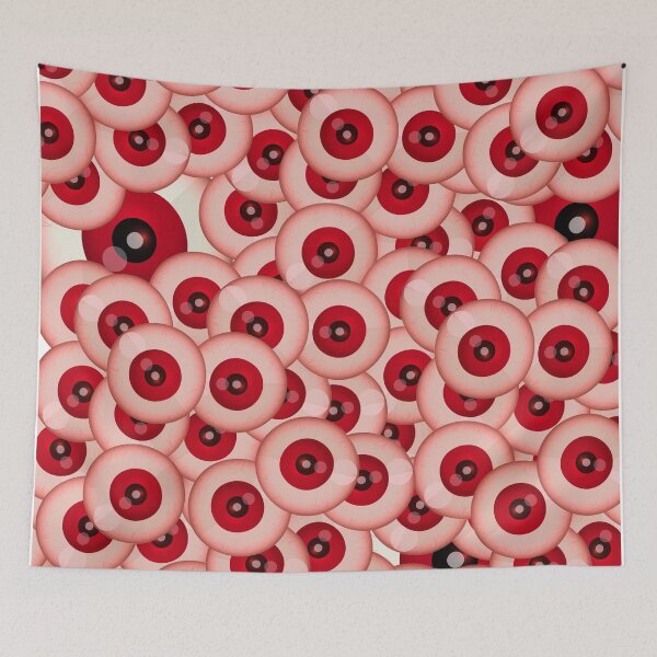 Item preview, It's raining with eyeballs - Halloween design patterns for T-shirts and other cool accessories designed and sold by Ridiculam Toga.