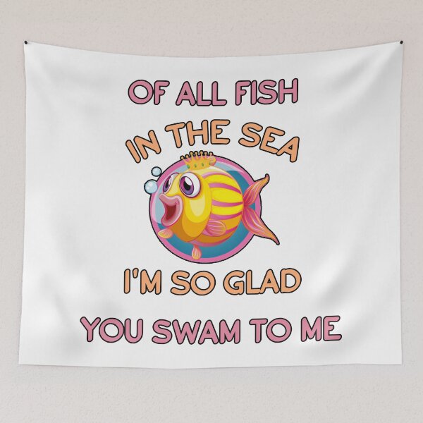 Item preview,  Aquarium Hobbyist:OF all fish in the sea i'm so glad you swam to me designed and sold by Neylou-Art.