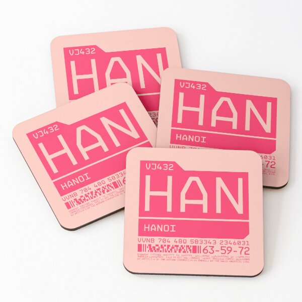Artikelvorschau, Luggage Tag C - HAN Hanoi Vietnam entworfen und verkauft von VoodooCircus.