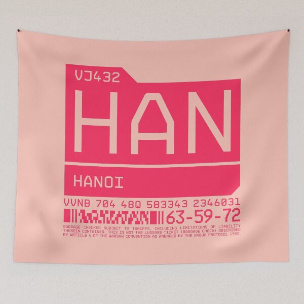 Item preview, Luggage Tag C - HAN Hanoi Vietnam designed and sold by VoodooCircus.
