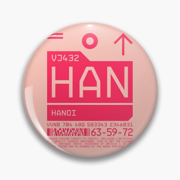 Item preview, Luggage Tag C - HAN Hanoi Vietnam designed and sold by VoodooCircus.