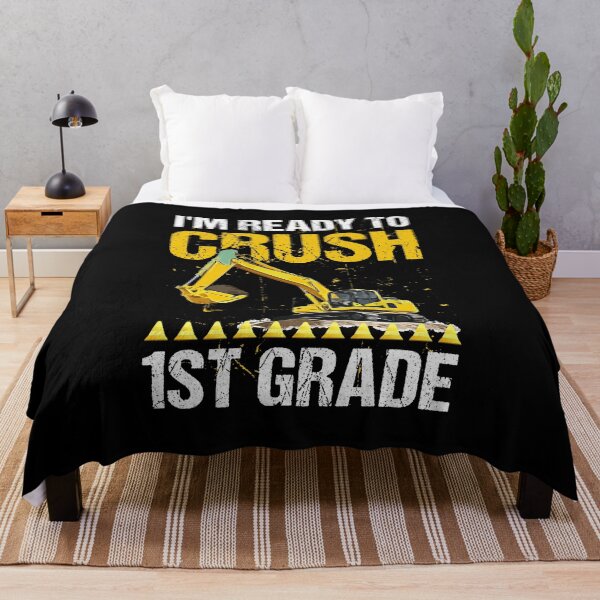 Item preview, I'm Ready To Crush 1st Grade Construction Excavator Boys  designed and sold by tmshop1.
