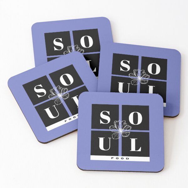 Item preview, Soul Food - Black & White Typography designed and sold by SBWorld.